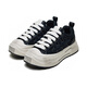 
SHOOT BRAND tee series wear-resistant thick-soled canvas shoes, trendy small dirty shoes, same style for men and women, black 36