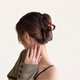 
Dongyi Yanxuan Hairpins for women 2025 high-end style back head hair clip shark clip matte textured hair accessories light luxury hair card