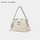
CinvaiKrose official website small c/k bag women's bag 2025 new diamond bag chain box crossbody bag light luxury shoulder bag beige white