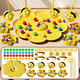 Yuan ethnic group's little bee collecting nectar magnetic beads children's fishing toy concentration training parent-child interactive multiplayer battle board game little bee collecting nectar four-person set