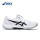 ASICS Badminton Shoes Men's New Breathable Cushioning Lightweight Professional Sports Shoes GEL-ROCKET 12 White/Black-101 43.5