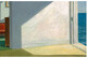 靠海的房间霍普爱德华装饰画客厅书房卧室酒吧画 窗前坐女 30*4035mm厚白色外框