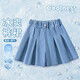 Little Pig Banner Girls Shorts mit Sommer 2025 Neues kleines Mädchen dünne Kleiderhose Sommer-Kinderjeanshosen [Hosen und Röcke sind integriert und nicht betroffen sein] Bzkq Pink 140 140 cm [Empfohlenes Gewicht 56-68jin [Jin gleich 0,5 kg]]