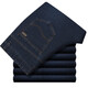 Tiger City Men's Men d'âge moyen Jeans Stretch Automne et hiver pantalon droit en vrac Business Denim décontracté Pantal