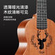 Ibanezcega尤克里里初学者23寸男女入门级官方乌克丽丽儿童小吉他 23英寸透明色+Eva包 23英寸
