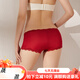 Sous-vêtements en soie moyen Sihuang Mid-Waist pour femmes 100% Mulberry Silk tricot Sexy Lace Boxer short mince grande taille noire foncée 3884+ Cuir Pink 3885 M Single Taille