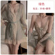 
Guiruo DZ Guiruo sexy underwear spliced ​​lace sexy mesh perspective seductive nightgown outer gown uniform set 38 3883 green (nightskirt + T-trousers) M