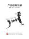 Manmang eignet sich für Nissan X-Trail Qashqai Car Handy Bracket Car In-Car Navigation unterstützt feste drahtlose Ladung 1421 Base Ball Head 2 Generation Verbesserte Version 1