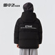 Flying in the Snow Children's Clothing Children's Down Jacket Boys Winter New Style Girls Medium and Large Children's Clothing Bread Down Jacket Black 170