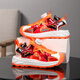 Yion Taste Boys Sandals 2025 Nezha Beach Schuhe Herren Outdoor Baotou Anti-Kicking lässig Sportsandalen Schwarz Orange/983/[Bao Toe Anti-Kicking] Nezha 29 Innenlänge ist ca. 18,5 cm