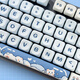 罗技（Logitech）K845机械键盘背光有线键盘 游戏电竞键盘 茶青红轴键盘DIY键帽 办公游戏键鼠套装 全尺寸104键盘 K845-冰淇淋小熊键帽 青轴