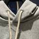 
Nike (NIKE) official sweatshirt men's tops for spring new CNY Dragon Year limited velvet casual sportswear hooded pullover HJ3882-063 color adjustment dark gray/light ivory white M