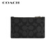 CoaCH (COACH) Men's Classic Logo Zipper Card Bag/Wallet CV764QBMI5