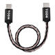 Tongton Denmark 8-strand OTG decoding cable upgrade cable Type-C small tail amp mobile phone sound card connection cable oxygen-free copper silver-plated conductor USB C fever audio cable genuine USB C to C 0.5 meters