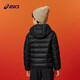 ASICS Kinderkleidung 25 Jahre Winter Kinderweiche und komfortable dreidsichere, leichte Warm-Down-Jacke [hohe Ladung] Schwarze Sauberkeit 1000 Meter down 170 Füllung 109,2g
