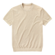 Mr. Bu Bu Fashion Contrast Color Camiseta de punto de punto redondo Summer Sire Breatable Honey Skin Manga corta Manga de hombres AT12126 Dark Grey XL __180
