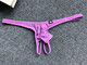 Sexy Tanga mit niedriger Taille für Männer mit offenem Mund, eisgedünnes, hohes Schwulenbett, feste Farbunterwäsche, schwarz-weiß-purpur-3-Pack M geeignet für Gewicht 100 Jin [Jin gleich 0,5 kg] -120 Jin [Jin gleich 0,5 kg]