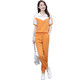 
Woodpecker Ice Silk Short Sleeve Fashion Casual Sportswear Set for Women 2025 Summer New Slim Running Suit Fashion Two-Piece Set [1389] Black XL [Suggested 111-125Jin [Jin equals 0.5 kg]]