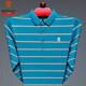 Camiseta de manga larga de manga larga para hombres de alta gama Montagut Camiseta de bolsillo de bolsillo de bolsillo de bolsillo de bolsillo real de bolsillo de bolsillo real de m de algodón