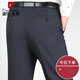 
Pierre cardin middle-aged men's trousers dad's trousers summer thin middle-aged men's trousers high waist 2025 suit pants knitted 9905 elegant gray 29