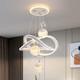 Restaurant Kronleuchter moderner einfacher Esszimmer Esstisch Lampe Bar Internet Promi Schlafzimmer Kronleuchter Verstellbares Neue Zhongshan Lampe 12099y Weiß 50 cm Durchmesser-Drei Farben ohne Stange