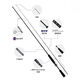 达亿瓦（DAIWA）24新品TATULAXT蜘蛛鲈鱼竿鲈翘鳜鱼泛用路亚远投竿 2.03m 682LFS[2节直柄快调]