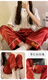 
Xiong Zhengyi Silk Pajama pants for spring and summer thin couples home trousers for men and women can wear them with fat and larger size loose imitation 15907 for spring and summer, men and women can wear them with L size weight 100-120Jin [Jin equals 0.5 kg]