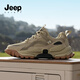 
JEEP SPIRIT Jeep Men's Shoes 2025 Summer New Breathable Casual Shoes Men's Teen Outdoor Sports Daddy Shoes Men's Rock Sand Color 42