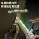 Kinderbalchenbike 3-10 Jahre altes Einstiegs-Schleimbike 2-in-1-Kinderbike-Baby-Kleinkindspielzeug Kinderwagenballe Bike Erststufe Pneumatic Wheel 12-Zoll-Kirschblütenpulver