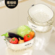 Wheat bucket (Mr.Bin) kitchen sink drain basket vegetable double-layer water filter vegetable basket fruit plate living room coffee table storage basket large capacity fresh-keeping large # upper layer draining | lower layer water storage