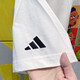 阿迪达斯 （adidas）短袖男2024夏季篮球运动服纯棉圆领印花白T恤 IP3884/棉 M 135-155斤