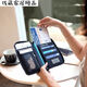 msquare passport clip ID card bag storage travel ticket protective case card bag multi-function portable short cigarette pink color