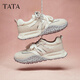 TATA thick sole casual forrest shoes for women's shoes 2025 spring and autumn CM702CM5 beige 39