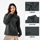 361 Sweatshirt-Herbst-Standhalsband-Fleece-Sport und lässige Outdoor plus Velvet Long-Ärmeln Top662533801-4
