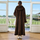 
Winter home brand fur 130CM extended imported mink coat for women whole mink hooded mink coat 2025 new style brown L 120Jin [Jin equals 0.5 kg] below