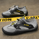Remtin hollow summer men's shoes new sandals mesh non-slip breathable casual outdoor large net sports shoes 1276 gray (recommended to increase one size to shoot) 39