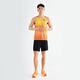 Do-win God Walker SE vest men's summer breathable professional marathon running sleeveless T-shirt 2112020 Orange 3XL