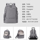 TUMI Fashion Women's Ultra-Light Backpack Briefcase Simple Tote Bag Commuting Computer Bag 0196600FG Gray Large Backpack
