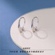 Qi Xiaomi S999 sterling silver water drop earrings for women screw-buckle piercing earrings 2025 new hot style washable and sleep-free earrings a pair of water drop earrings 999 sterling silver