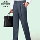 Pantalon de soie de mûrier de voiture classique pour la tenue de père mince d'été pour le milieu de l'âge moyen et âgé de l'âge moyen