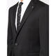 Tagliatore Pure Herren Casual Blazer Business Vielseitige Slim Jacket Black One Size 56
