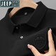 Jeep Spirit Camiseta de manga corta para hombres de verano Camisa de algodón de algodón de algodón de gama alta camisa base de media manga pesada 9901 Modelo-khaki M recomendado 90-110Jin [Jin equivale a 0.5 kg]