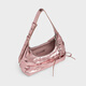 
CHARLES/KEITH25 Autumn New Product Retro Pleated Bow Single Shoulder Armpit Bag CK2-40271626 Aura Pink Aurora Powder S