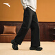 ANTA trendy American woven casual trousers for men winter loose casual straight pants wide-leg workwear sweatpants