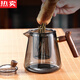
VIERUODIS imported quality teapot single pot brewed tea household glass tea set high temperature filter brewed teapot tea water Single pot smoke cyan + 2 smoke cyan small cups 15850ML 501mL (inclusive) - 600mL (inclusive)