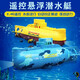 
Shantoulin Village remote control mini submarine fast submarine ship warship model fish tank can be submersible underwater electric children's water toys Orange speedboat standard delivery + screwdriver