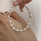 
bhiodha Korean version of pearl silver bracelet without fading combination bracelet for summer women ins style jewelry SL1144