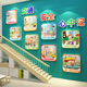 Kindergarten Wanddekoration Sicherheit Bildung Ring Kreation Thema Wandaufkleber Kindergarten Wandaufkleber Dekoration Ring Kreation Thema Austausch 15829 Anti-