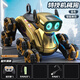 
AOCTIK German brand intelligent remote control robot dog children's toy gesture sensing mechanical pet little boy birthday gift [handle + gesture sensing] silver-eight wheel machinery luxury exclusive version Children's Day gift gifts