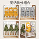 
Sanmei baby bed hanging storage hanging bag multifunctional diaper diaper storage bag hanging bag hanging basket toy placement tower tree